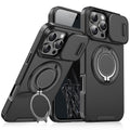 Apple 17 Pro Max Magnetic Phone Case, 16 Pro Stand, Shockproof Multi-Model Magnetic Protective Cover